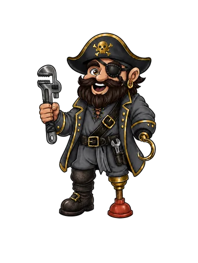 High Seas Plumbing mascot